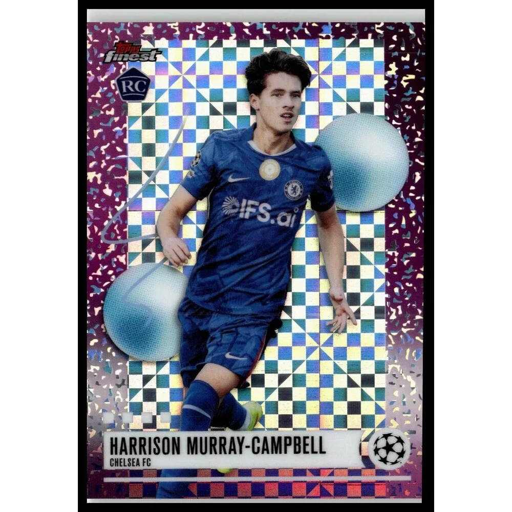 Finest UEFA Harrison Murray-Campbell Purple Checkerboard Refractor #/99 Blues